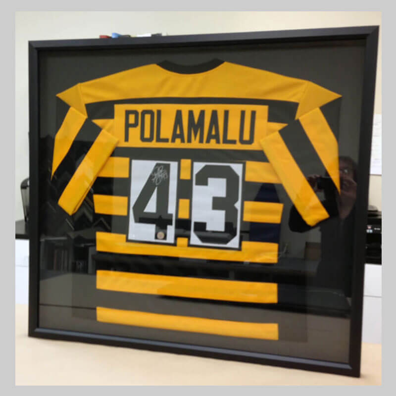 polamalu-framed-jersey